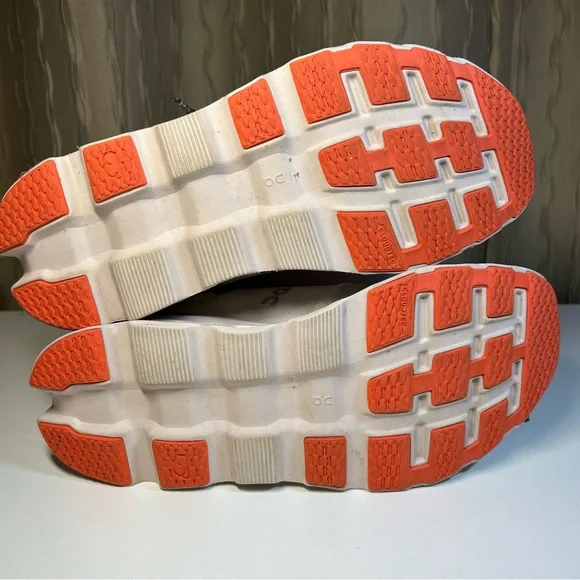 On Cloud Cloudstratus 3 Running Sneaker Women’s 10 Undyed White/Sand Orange - Picture 12 of 16